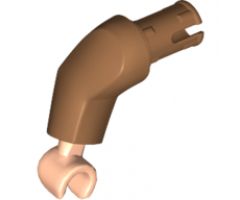 Arm Large with Pin, Right with Light Nougat Hand