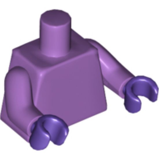 Torso Plain / Medium Lavender Arms / Dark Purple Hands
