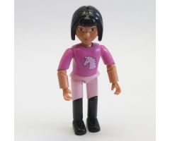 Belville Female - Dark Pink Horse Head Top, Pink Shorts, Black Boots, Black Hair