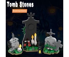 TOMB GRAVES STONES - LEGO SPOOKY HALLOWEEN MOC