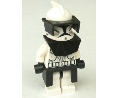 Clone Trooper (Phase 1) - Black Visor, Pauldron, and Kama, Large Eyes