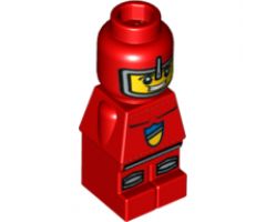 Microfigure Lava Dragon Knight Red
