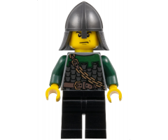 Kingdoms - Dragon Knight Scale Mail with Chain and Belt, Helmet with Neck Protector, Scowl