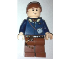 Han Solo - Light Nougat, Reddish Brown Legs with Holster (2010)