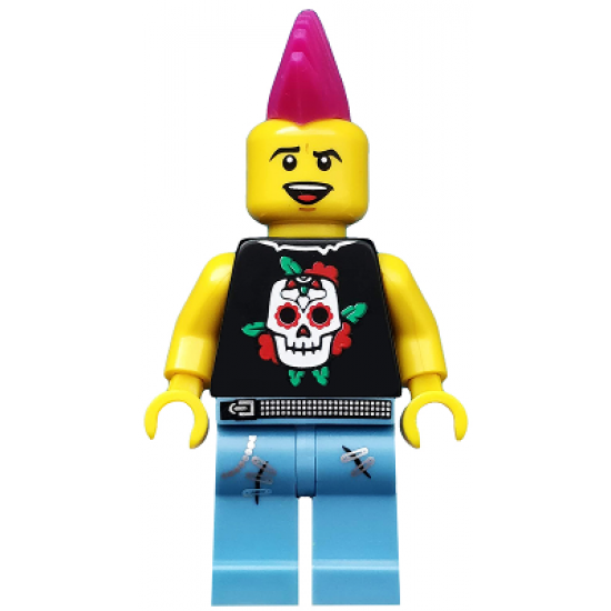 Punk Rocker, Series 4 (Minifigure Only without Stand and Accessories)