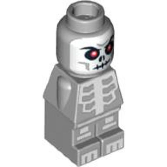 Microfigure Ninjago Skeleton Light Bluish Gray