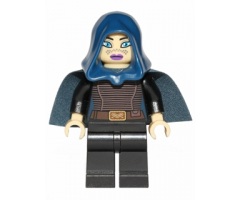 Barriss Offee - Dark Blue Cape and Hood