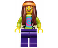 Hippie, Series 7 (Minifigure Only without Stand and Accessories)