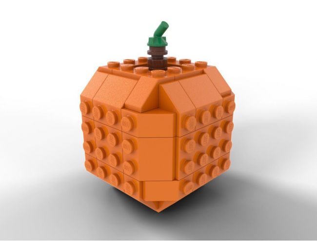 Pumpkin - Brick Built 4x4 face