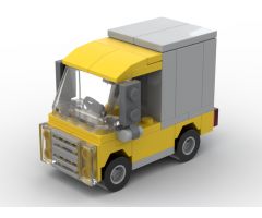 Mini Yellow Delivery Truck