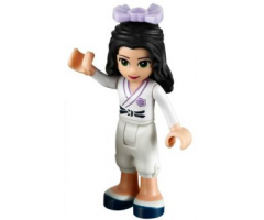 Friends Emma, White Karate Uniform, Bow