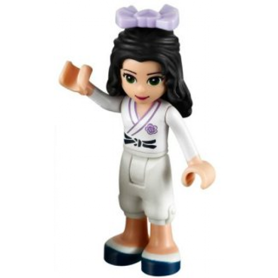 Friends Emma, White Karate Uniform, Bow