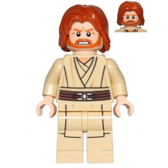 Obi-Wan Kenobi (Mid-Length Tousled with Center Part Hair)
