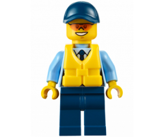 Police - City Officer, Life Jacket, Orange Sunglasses