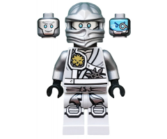 Zane - Titanium Ninja Light Bluish Gray, Scabbard