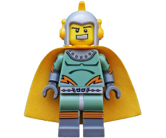 Retro Space Hero, Series 17 (Minifigure Only without Stand and Accessories)
