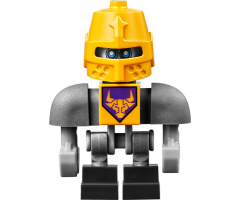 Axl Bot - Dark Bluish Gray Shoulders and Yellow Helmet