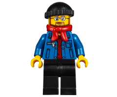 Winter Holiday Train Station Bus Driver