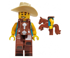 Cowboy Costume Guy, Series 18 (Minifigure Only without Stand and Accessories)