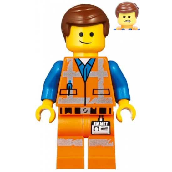 Emmet - Lopsided Smile / Angry, Worn Uniform