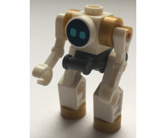 City Space Robot, Standing, Medium Azure Eyes