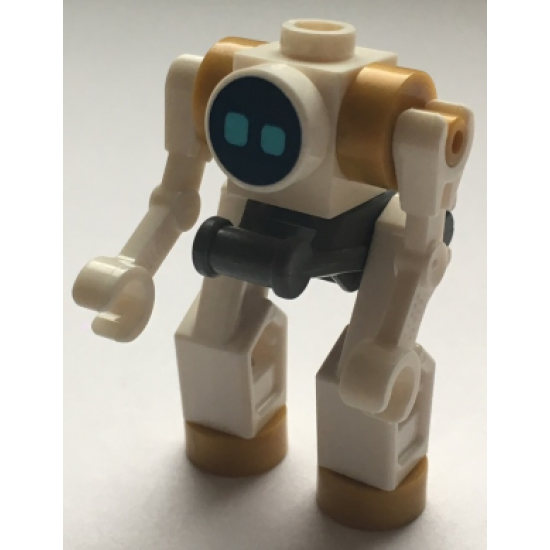 City Space Robot, Standing, Medium Azure Eyes