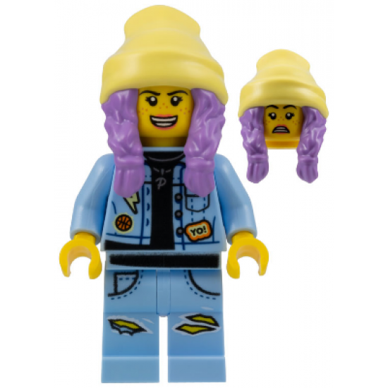 Parker L. Jackson - Denim Jacket with Beanie (Open Mouth Smile / Scared)