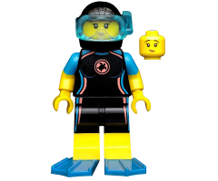 Sea Rescuer, Series 20 (Minifigure Only without Stand and Accessories)