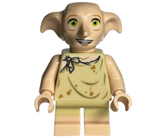 Dobby (Elf), Light Nougat, Open Mouth Smile