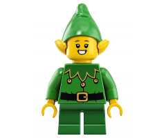 Elf - Green Scalloped Collar with Bells