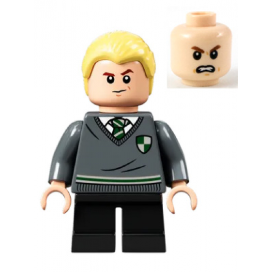 Draco Malfoy, Slytherin Sweater with Crest, Black Short Legs