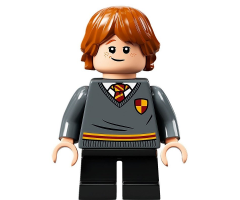 Ron Weasley, Gryffindor Sweater with Crest, Black Short Legs