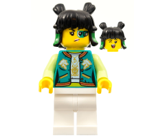 Mei - Dark Turquoise Jacket, Wink / Green Eyepiece