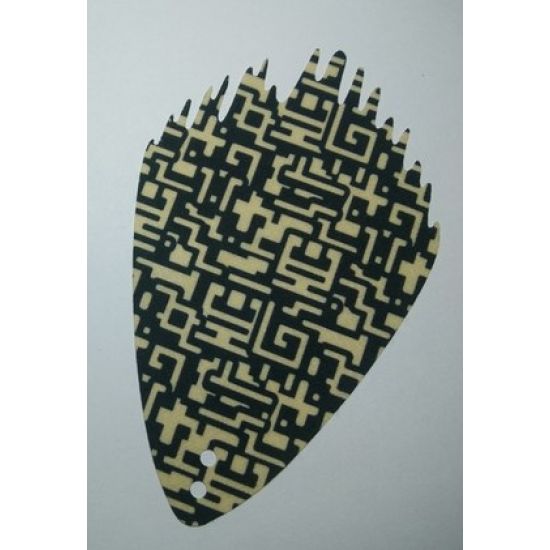 Cloth Cape, Bionicle Large Figure with Black and Tan Geometric Pattern (5004409)