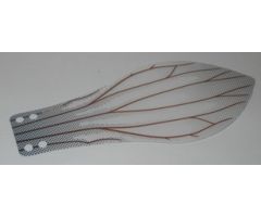 Plastic Wing with Insect Wing Pattern
