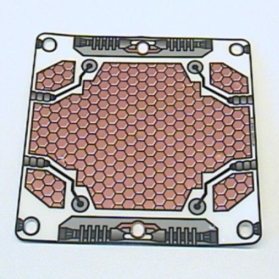 Plastic Square 14 x 14 with Solar Panel Pattern
