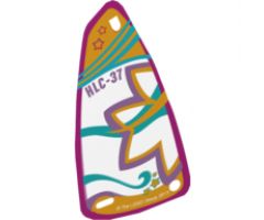 Plastic Triangle 6 x 12 Sail with 'HLC-37' Pattern