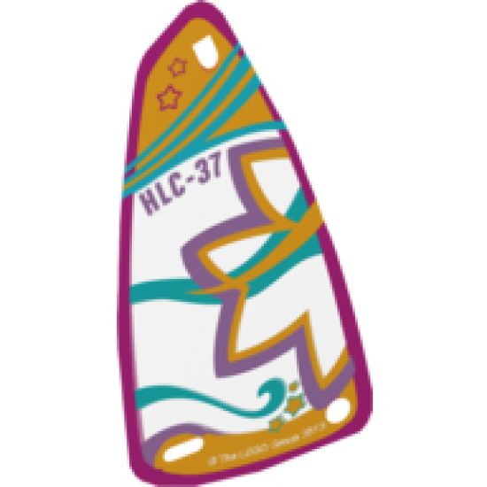 Plastic Triangle 6 x 12 Sail with 'HLC-37' Pattern