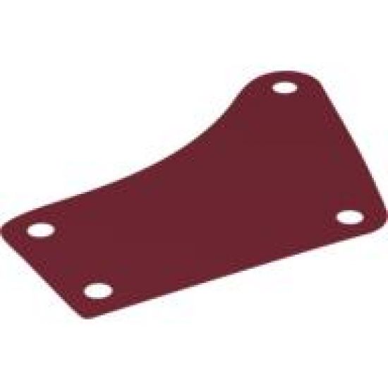Cloth Sail Rectangle with One Extended Corner (Mizzen Sail)