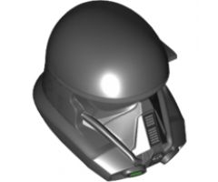 Minifigure, Headgear Helmet SW Imperial Death Trooper Pattern