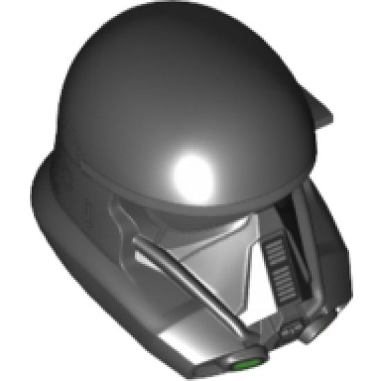 Minifigure, Headgear Helmet SW Imperial Death Trooper Pattern
