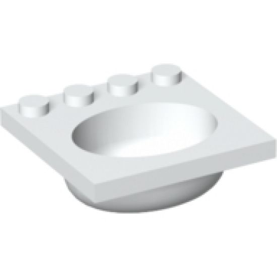 Container Sink 4 x 4 with Elliptical Basin