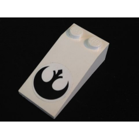 Slope 18 4 x 2 with SW Rebel Alliance Logo Pattern (Sticker) - Set 7754