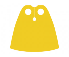 Minifigure, Body Wear Cape Cloth, Standard - Traditional Starched Fabric - Height 4 cm (22231)