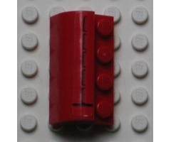 Slope, Curved 2 x 4 x 1 1/3 with Four Recessed Studs with Air Intake Pattern Model Right Side (Sticker) - Set 8654
