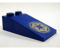 Slope 18 4 x 2 with SW Imperial Logo Pattern (Sticker) - Set 7667