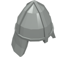 Minifigure, Headgear Helmet Castle with Neck Protector