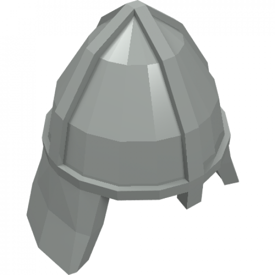 Minifigure, Headgear Helmet Castle with Neck Protector