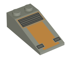 Slope 18 4 x 2 with SW Snowspeeder Nose Pattern