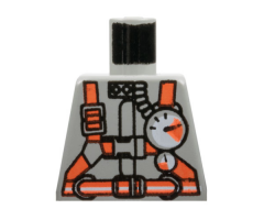 Torso Fire Shirt with Gauge and Orange Belt Pattern